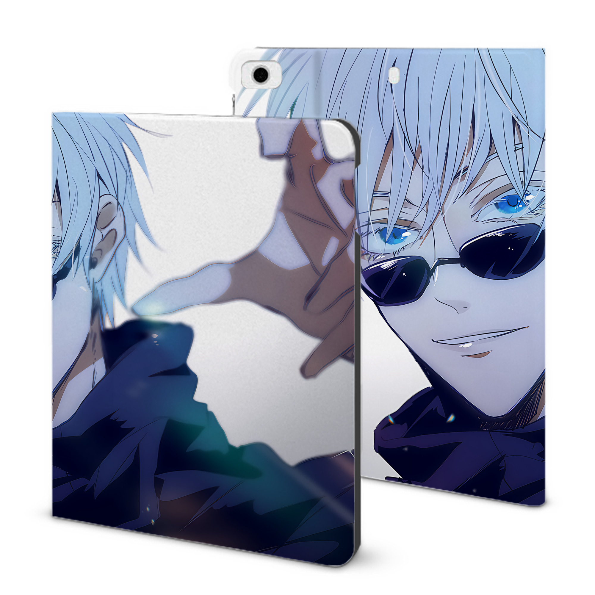 （画像用） 呪術廻戦 Jujutsu Kaisen IPad ケース ブック型 PUレザー TPU 耐衝撃 軽量 薄型 ペン収納なし 全面保護 IPad 各モデル対応